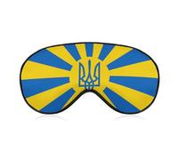 Ukrainian Flag Soft Sleep Eye Mask Effective Light Blocking Blindfold Night Masks for Sleeping Travel