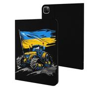 Ukrainian Flag Tractor Tablet Case Slim Stand Protective Case Cover Tablet Cover Tablet Sleeve