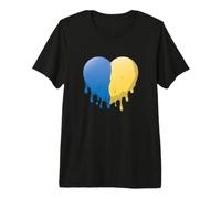 Ukrainian Flag Ukrainian Shirt Men Ukrainian Heart Premium T-Shirt