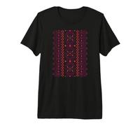 Ukrainian Folk Ethnic Pattern Ornament - Thread Embroidery Premium T-Shirt