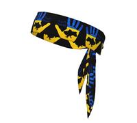Ukrainian Gesture Printing Sports Headband Tie,Durable Sports Bandage Headscarf, Ideal For Volleyball & Workoutsâ€‹