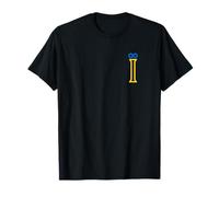 Ukrainian language Flag colors letter I. The Candle T-Shirt
