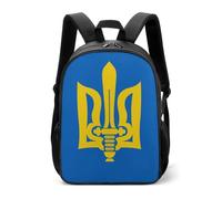 Ukrainian Nationalists Coat of Arms Casual Daypack Daily Backpacks Travel Shoulder Bag with Adjustable Straps for Women Men