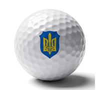 Ukrainian Nationalists Coat of Arms Custom Golf Ball Soft Practice Golf Balls Performance Distance And Speed for Indoor Outdoor