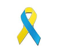 Ukrainian Pin Ukraine Ribbon Pin Peace Knot Brooch Ukraine Lapel Pin Ribbon Pin Badge Peace Pray Pin Badge Pins Support Groups Blue Yellow Pins Patriotic Badges Coat Dress Lapel Jewelry Gifts