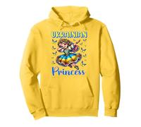 Ukrainian Princess Dab Girl Flag Dress Heritage for Kids Pullover Hoodie