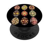 Ukrainian Pysanky Easter Eggs Proud Folk Art PopSockets Adhesive PopGrip