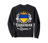 Ukrainian Queen Ukraine Flag Proud Ukrainian Woman Sweatshirt