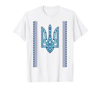 Ukrainian Vyshyvanka Tryzub Design National Ukraine Trident T-Shirt