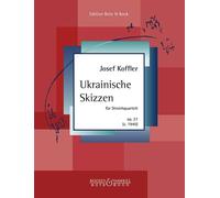 Ukrainische Skizzen op. 27 Score and parts string quartet (intermediate - advanc