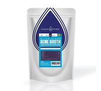 UK's Cleanest Bone Broth Powder for Humans 400g (40+ Servings) | Lab Tested Bone Broth Protein Powder | Grass Fed Beef from Sweden - By Super Cal