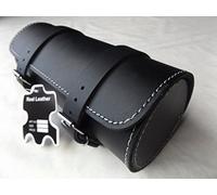 ukshopsite Full Grain Cowhide Leather Motorcycle Motorbike Tool Roll Saddle Bag T10