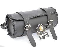ukshopsite Motorcycle Motorbike Genuine Leather Tool Roll Saddle Bag TR1