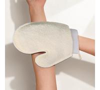 UKTOP Exfoliating Gloves Set of 2 Including Exfoliating Gloves for Bath, Exfoliating Glove, Body Scrub, Beige