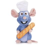 UKToyworld 12 Inch Remy Ratatouille Blue Rat Soft Plush Toy (REMY WITH BAGUETTE)