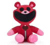 UKToyworld Bobby Bearhug Poppy Playtime Red Bear Critters Soft Toy 12" Horror Bear Plush