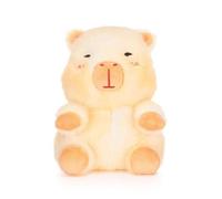 UKToyworld Pink Capybara Soft Toy 8" Pastel Sitting Capy Plush (YELLOW)