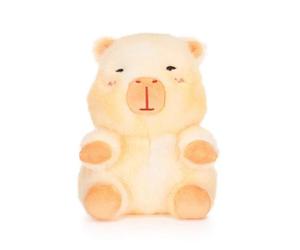 UKToyworld Pink Capybara Soft Toy 8" Pastel Sitting Capy Plush (YELLOW)