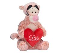UKToyworld WTP Sweethearts Tigger Soft Toy Tigger with Heart 30cm Plush