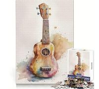 Ukulele 1000 Adult Pieces Jigsaw Puzzle Boost Memory Time Well Spent Quality Cut (38x52cm)