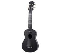 Ukulele 21-inch Beginner's Entry-level Basswood Sound-improving Four-string Ukulele(Color:Black)
