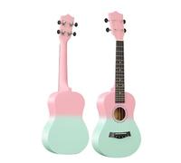 Ukulele 23-inch Entry-level Model For Beginners To Play Colorful Ukulele Practice Piano(Color:Pink)