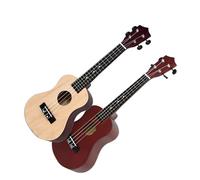 Ukulele 23inch Ukulele A Beginner Friendly Four String Wooden Guitar(Natural wood color)