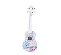Ukulele 23inch Ukulele Beginner Instrument Self Study Mini Guitar Portable(23-inch White Set)