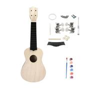 Ukulele A Stringed Instrument DIY Ukulele Kits Fully Assembled Or Partially Wooden Instruments For Playing Or Practicing(Type 2)