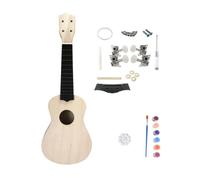 Ukulele A Stringed Instrument DIY Ukulele Kits Fully Assembled Or Partially Wooden Instruments For Playing Or Practicing(Type 3)