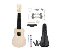 Ukulele A Stringed Instrument DIY Ukulele Kits Fully Assembled Or Partially Wooden Instruments For Playing Or Practicing(Type 6)