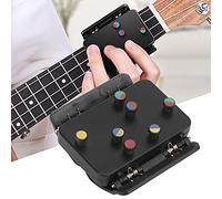 Ukulele Aid, One Color One String Black Chord Assisted Learning Tools Beginner Practice Assistant for 23 Inches and 26 Inches Ukulele