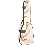Ukulele Bag, Ukulele Case for Soprano Tenor Concert 23 Inch 10MM Thick Soft Padded Adjustable Straps Gig Bag, Indian Runner Ducks