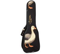 Ukulele Bag, Ukulele Case for Soprano Tenor Concert 23 Inch 10MM Thick Soft Padded Adjustable Straps Gig Bag, Indian Runner Ducks