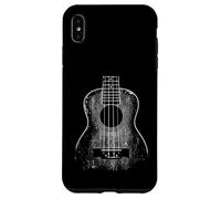 Ukulele Beach Uke Guitar Player. Grunge Distressed Effect Case for iPhone XS Max