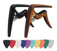 Ukulele Capo 2Pack with 10 felt picks for Soprano, Concert, Tenor, Baritone Ukulele