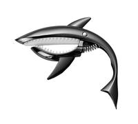 Ukulele Capo, Metal Guitar Clip, Shark Shaped Capo, Cool and Lightweight, Ideal for Music Enthusiast, Practice, Performance, Offering Use, Studio, Travel, 5.12x3.35 inches