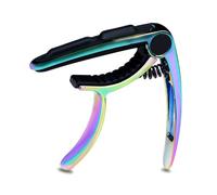 Ukulele Capo With Strong Spring Action Protects Neck Beginner Guitar Accessory Metal Texture For Various Guitar Types