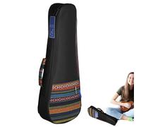 Ukulele Carry Bag - Concert Padded, Instrument Case | Protective Woven Backpack, Travel Storage Bag, Ethnic Pattern Design & Lightweight Durable Construction for Daily Use Party Gigs Music Lessons Out