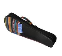 Ukulele Carrying Bag - Stylish Ethnic Pattern Case, Protective Padded Backpack | for 21 inch Ukulele with Comfortable Shoulder Strap for Travel, Concerts, Parties