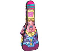 Ukulele Case Punk Man Ukulele Bag 23 Inch 10Mm Thick Padding Ukulele Cover With Storage Pocket