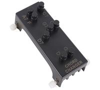 Ukulele Chord Assistant, 8-Chord Ukulele Chord Changer for Beginners, One-Press Chord Mastering Tool with English Songbook, 5.1 x 2.0 x 2.0 in / 130 x 50 x 50 mm, ABS Material, 1.8 oz / 50 g
