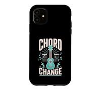 Ukulele Chord Change Musician Retro Case for iPhone 11
