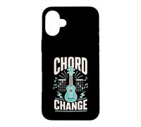 Ukulele Chord Change Musician Retro Case for iPhone 16 Plus
