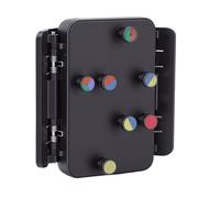 Ukulele Chord Presser Clip-On Chord Trainer with 6 Color-Coded Frets for Easy Learning and Beginners Fits 23-26in Ukuleles Soft Silicone Pads Finger Comfort