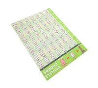 Ukulele Chord Sticker Guide for Students, Teachers, Green Pvc | Chord Diagrams, Music Theory Learning, for Ukelele, Glue Backing, Poster Reference, School Season Decor