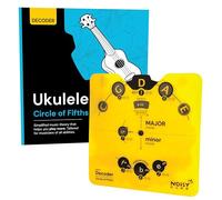 Ukulele Circle of Fifths Wheel & Theory Book - Music Learning Tool - Music Theory Made Easy for All - Learn Ukulele Chords, Keys & Progressions - Write More, Play More, Master Music