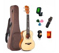 Ukulele Concert Saxophone Tenor 23" 26" Sapele Ukulele Aquila Strings Optional Package Tuner(Color:2,Size:26 inches)