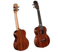 Ukulele Concert Tenor All Solid Gloss Hawaii For Professional Player With Pickup Premium Gig Bag Strap Ukulele Starter Kit(Uk Pickup,23)