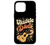 Ukulele Dad Retro Father Day Music Lover Case for iPhone 16 Pro Max
